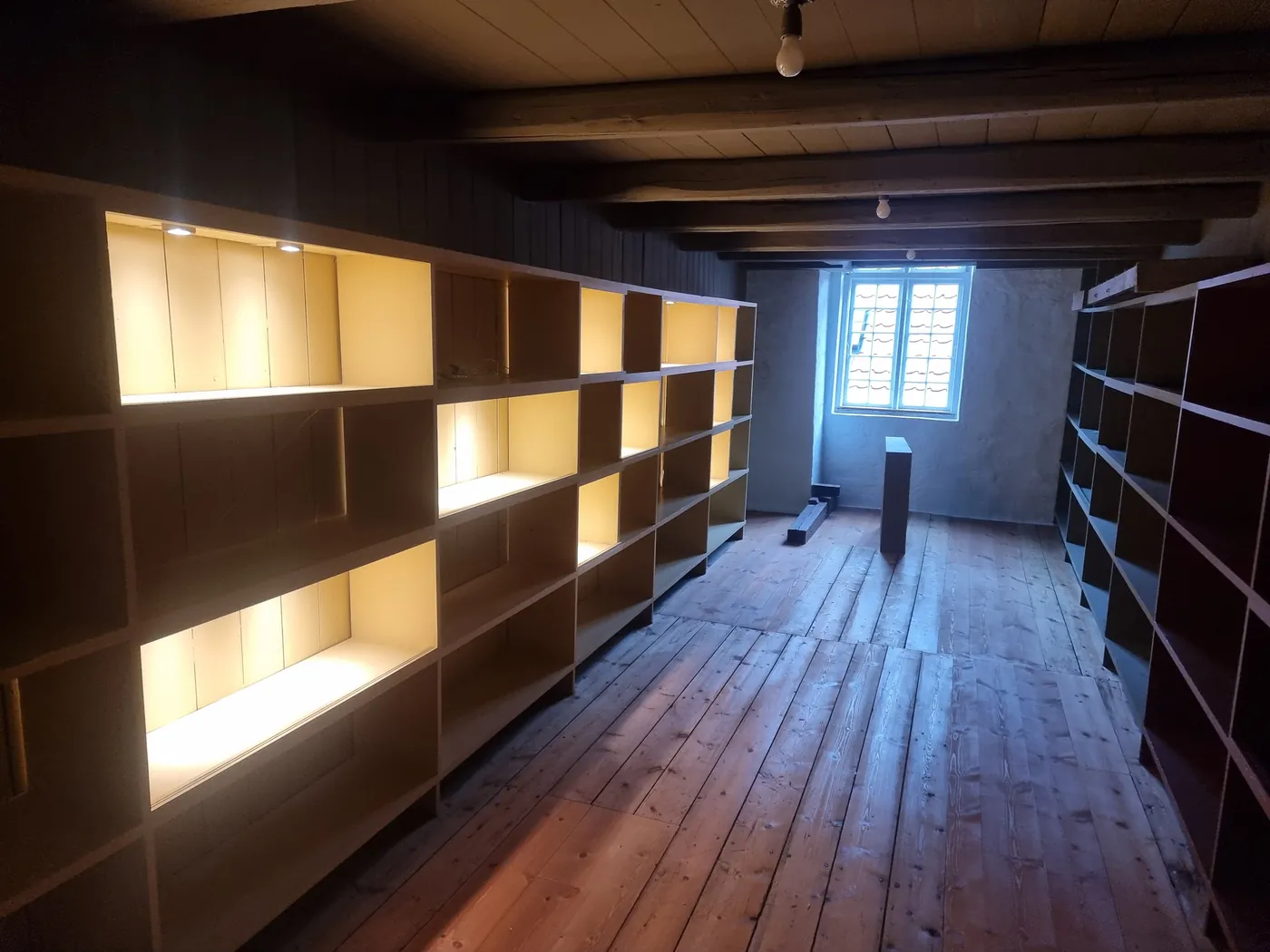 Belysning på Skanderborg Politimuseum