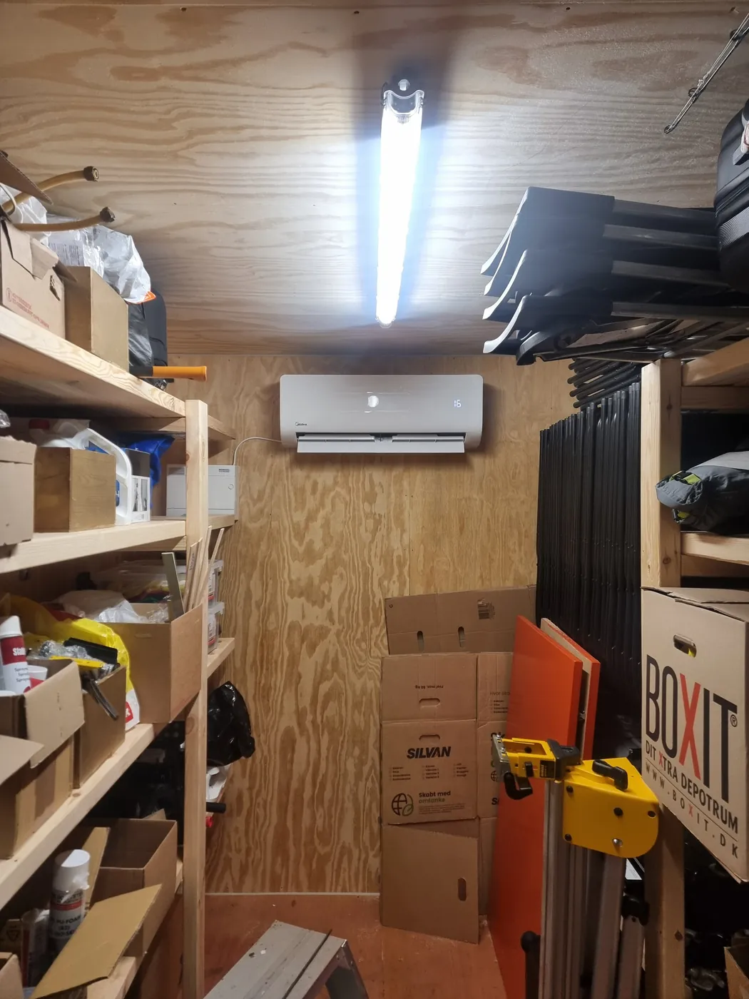 Varmepumpe i container